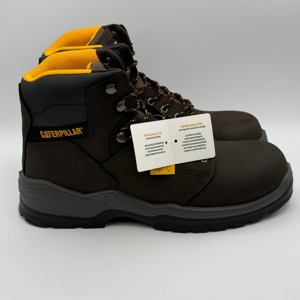 Caterpillar Striver Shoes Men Size 13 Brown Wide Work P51088